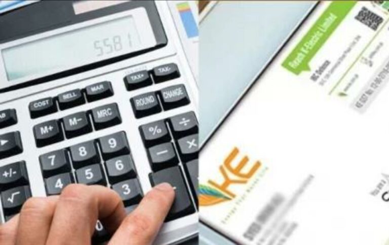 Person reducing electricity bill by using energy-saving appliances and LED lighting at home