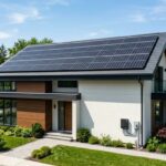 Modern home with rooftop solar panels illustrating how to choose the right solar panel for your home in 2026.